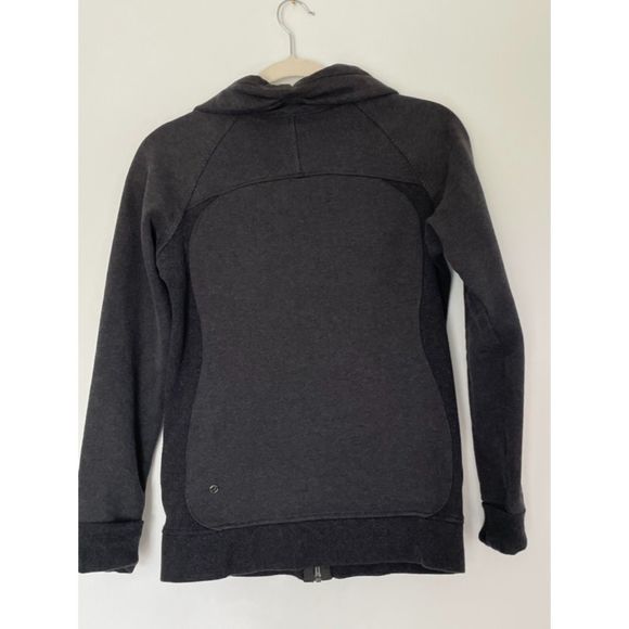 Lululemon Full Zip Jacket Size 6 could fit XS-Small Gray Active L10 - Picture 3 of 14